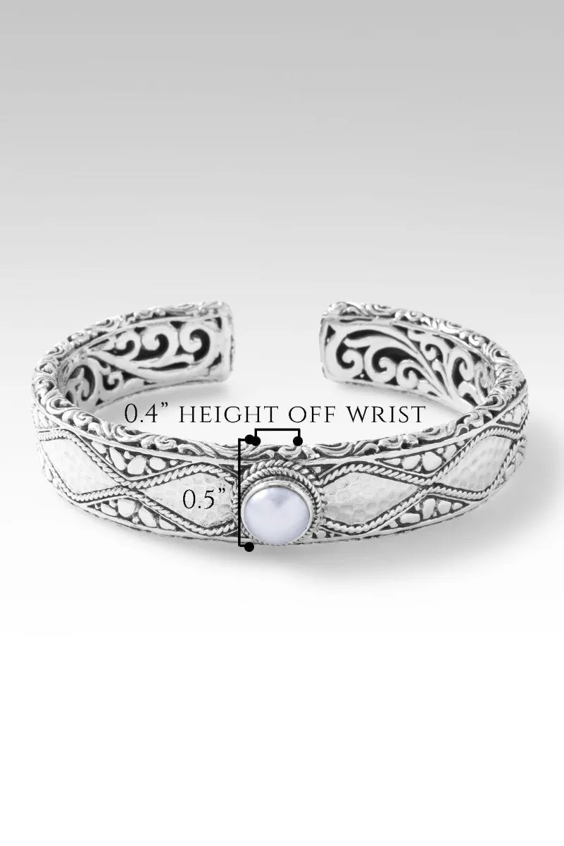 Eternal Peace Cuff™ in Freshwater Pearl