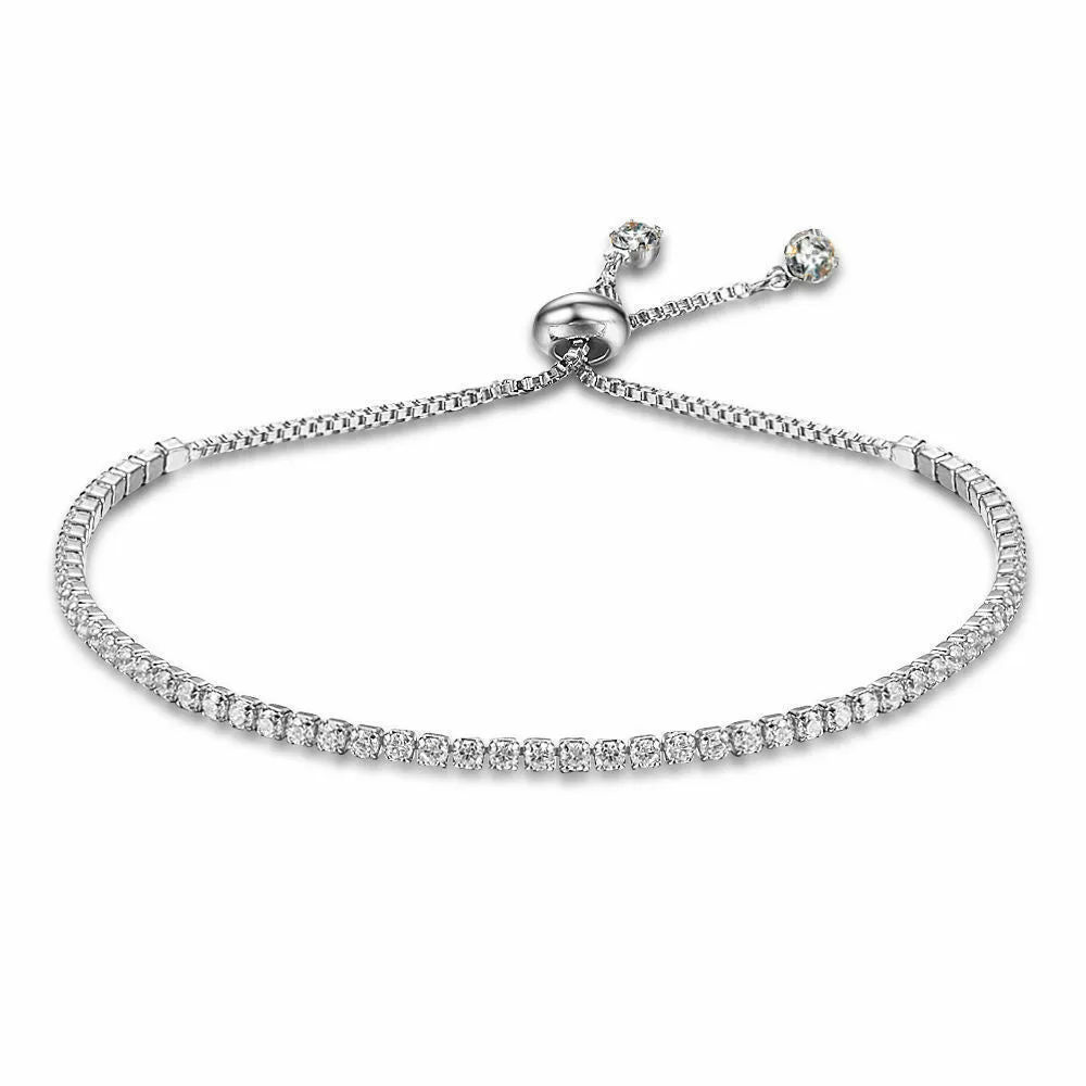 European And American Crystal Bracelet Light Luxury Micro Inlaid Zircon