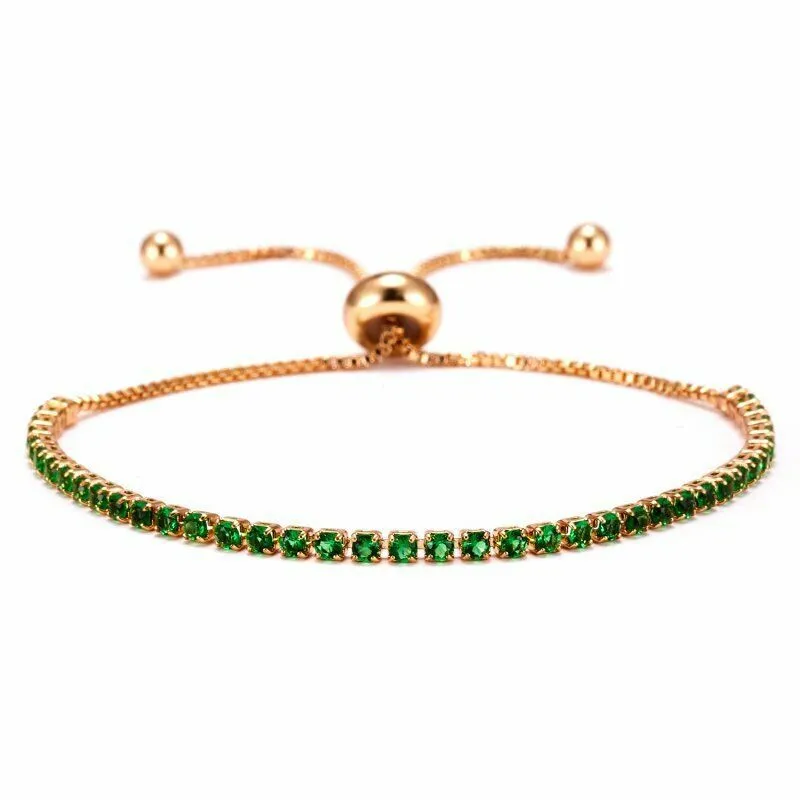 European And American Crystal Bracelet Light Luxury Micro Inlaid Zircon