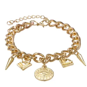 Evil Eye Charm Chain Bracelet