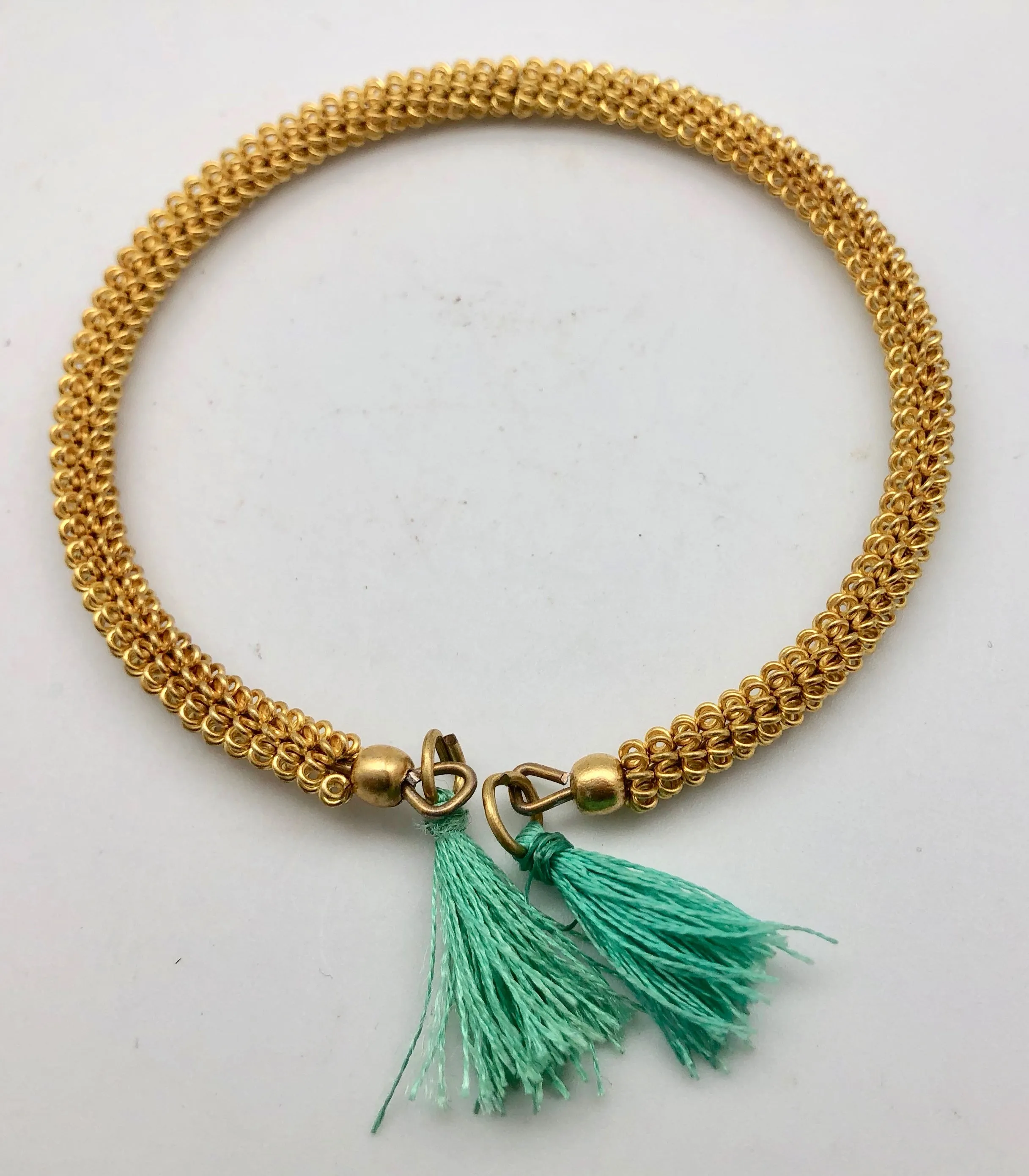Fair Trade Handmade Woven Wire Bangle Bracelets