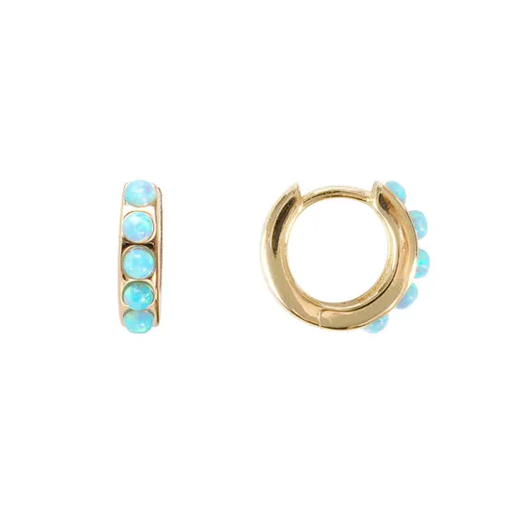 FAIRLEY Crystal Huggies BLUE OPAL