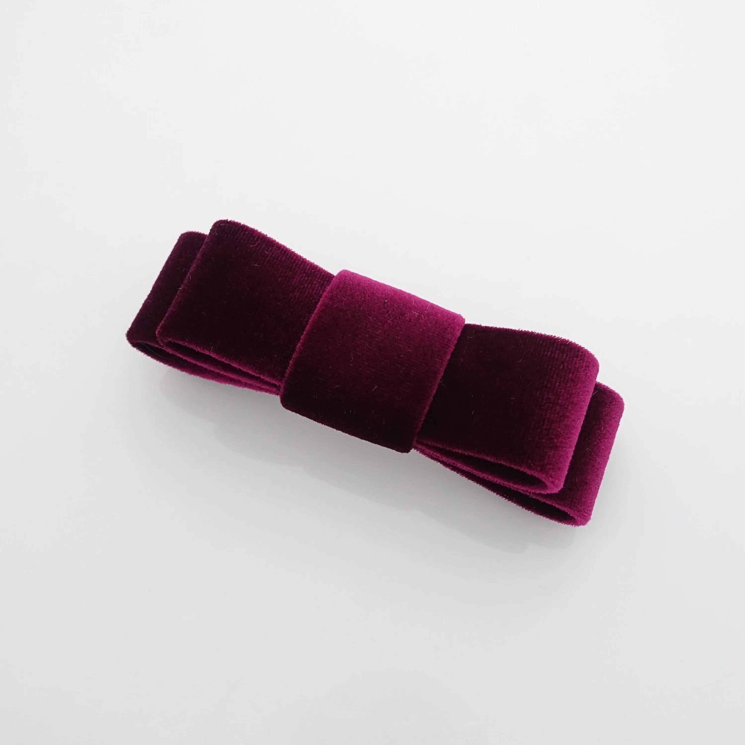 Chic Velvet French Bow Barrette