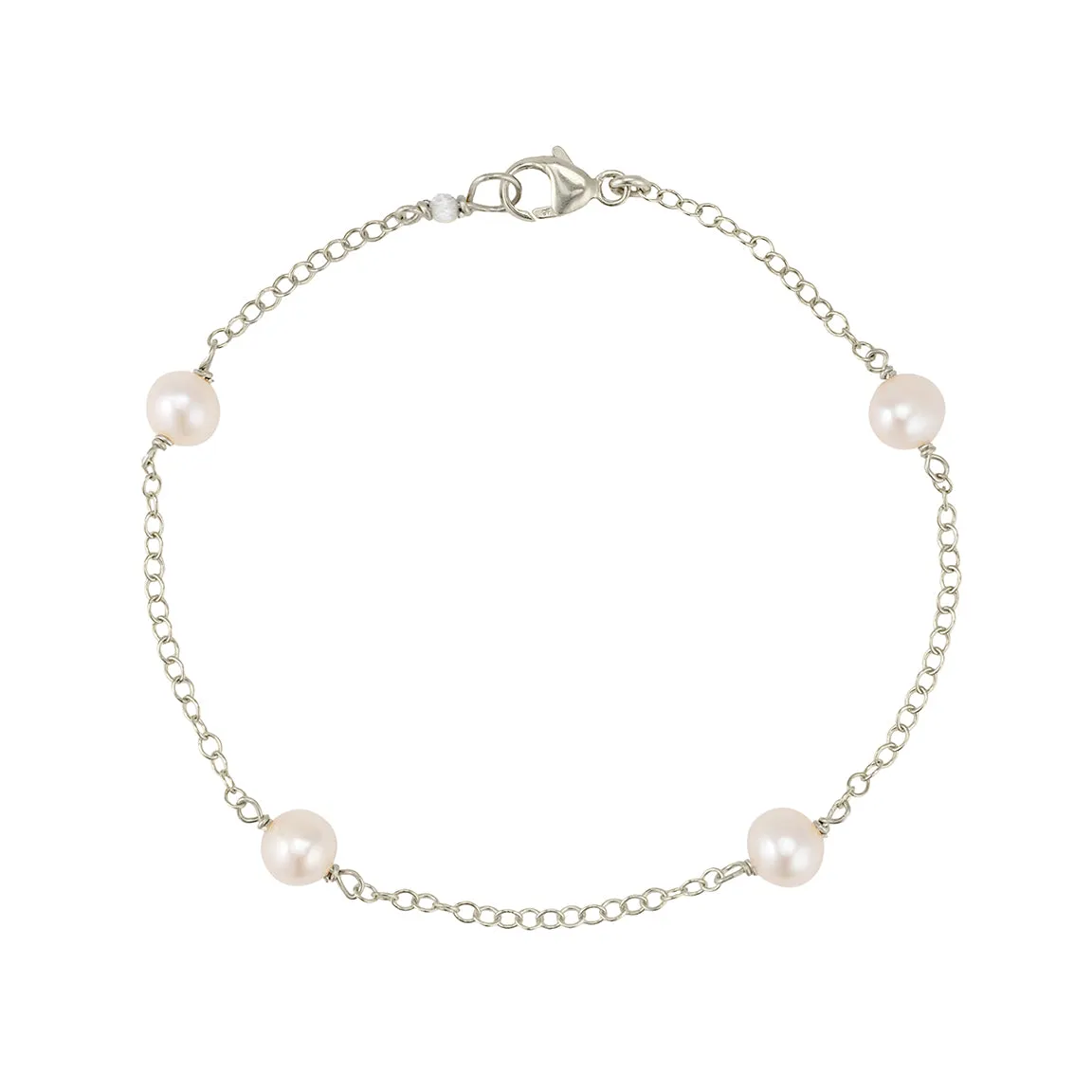 Freshwater Pearl Station Bracelet