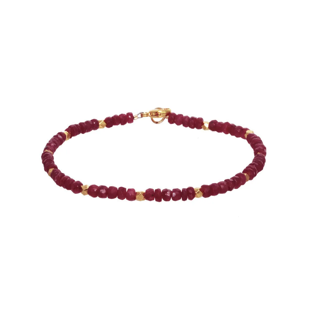 Gemstone Station Bracelet