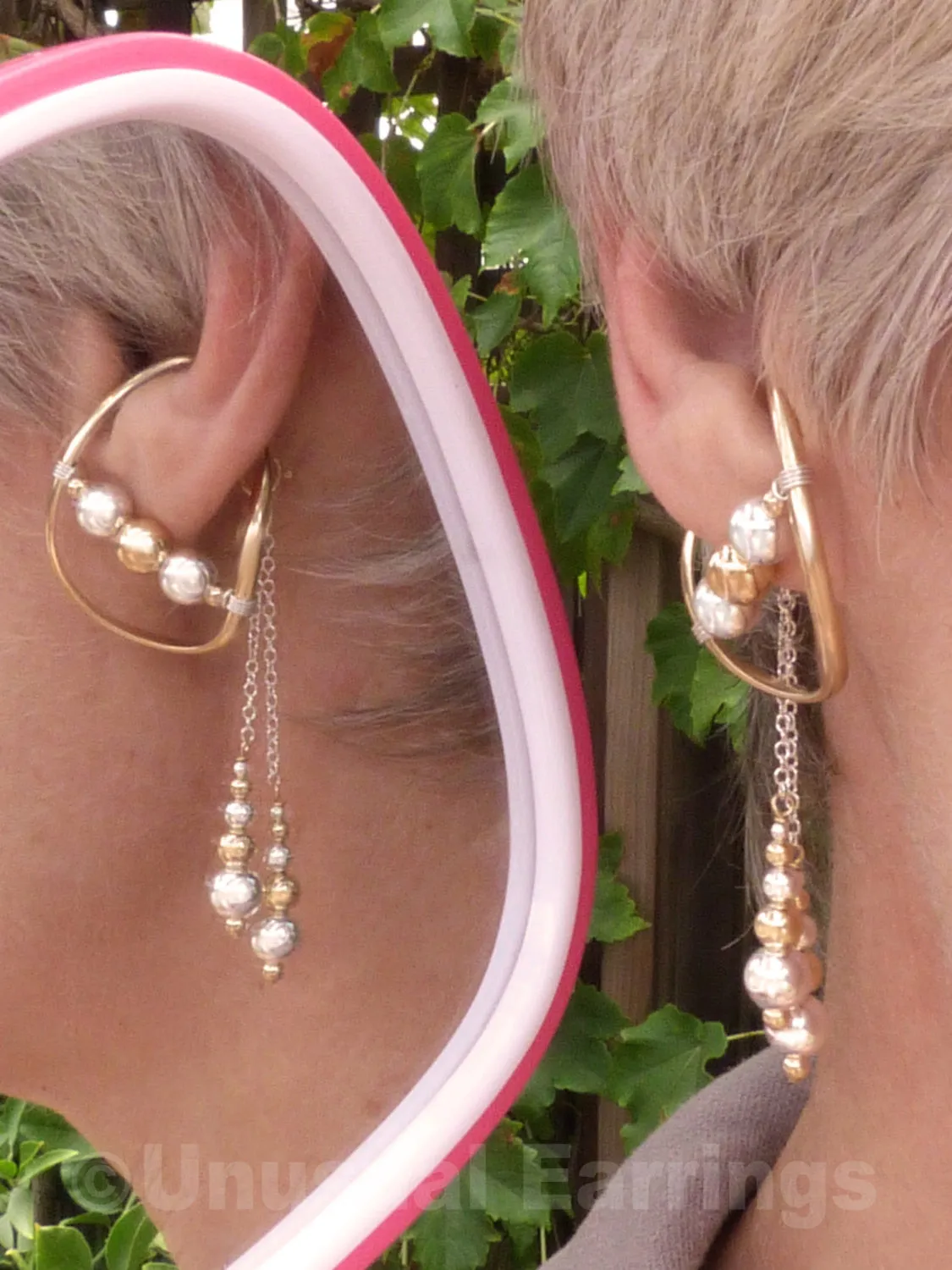 Gilroy - Gold Mixed Metal with dangle