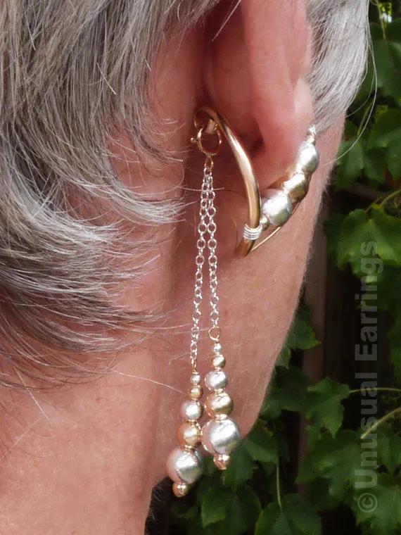 Gilroy - Gold Mixed Metal with dangle