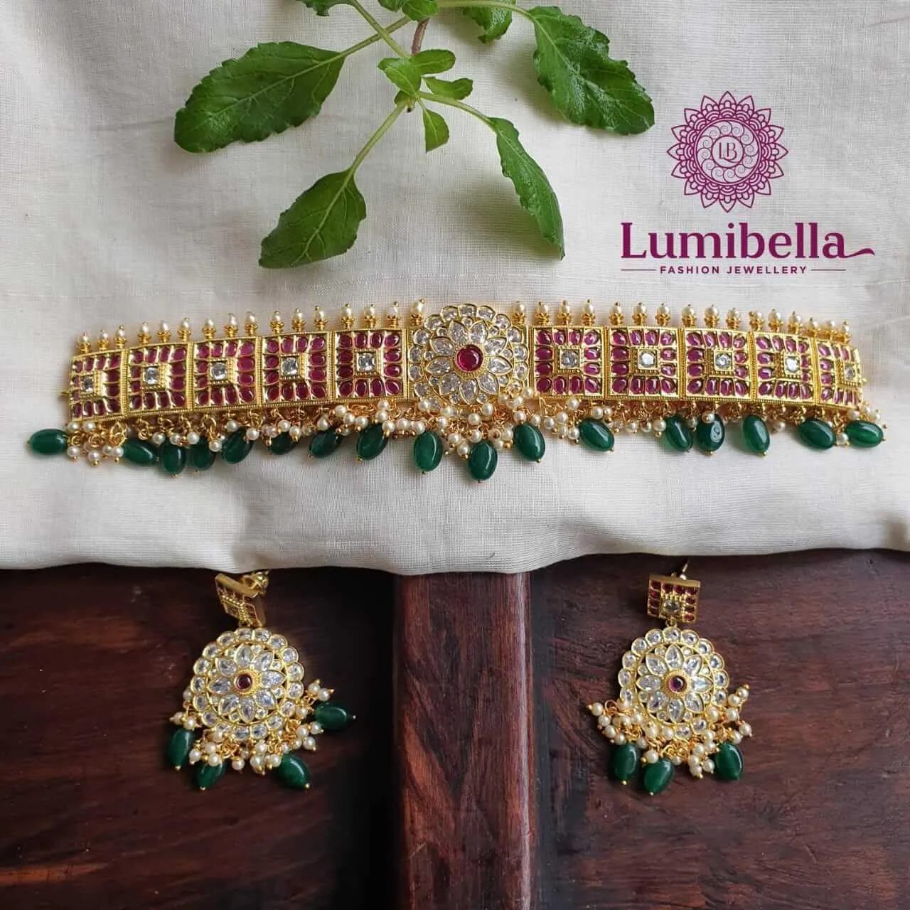 Gold Plated Choker Necklace