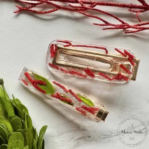 Holey Trio Barrettes