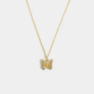 Holly Butterfly Necklace