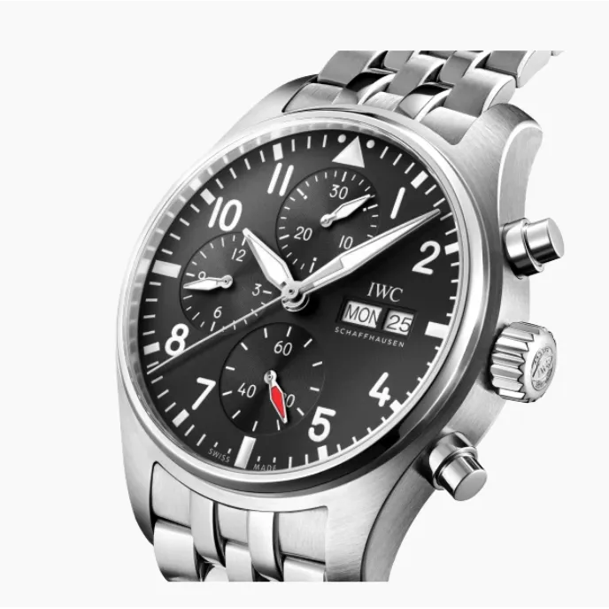 IWC Schaffhausen Pilot's Watch Chronograph 41 Black Dial
