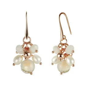 Jersey Pearl Joy Montana Agate and Moonstone Pearl Drop Earrings 1931563