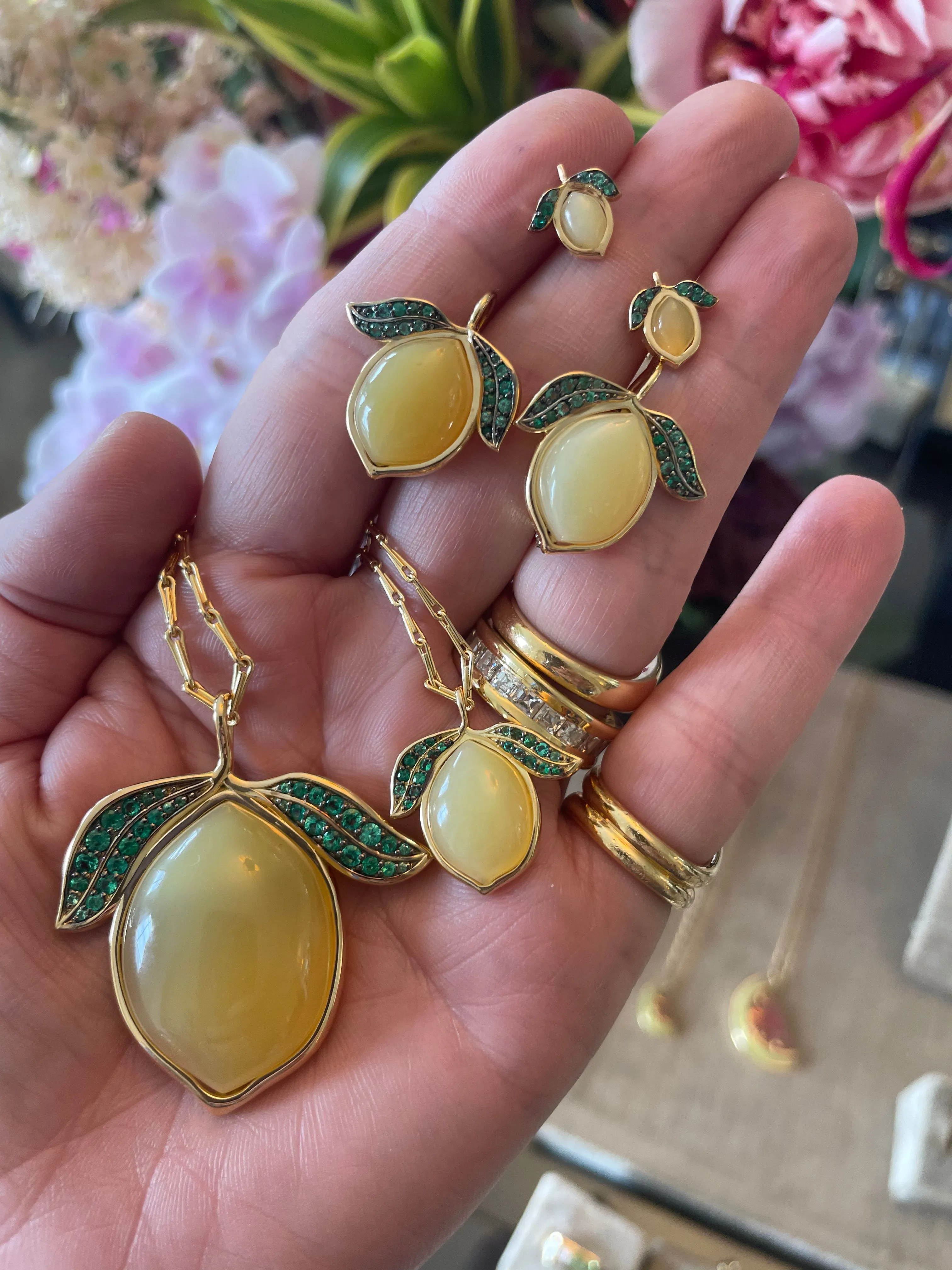 Lemon Earrings