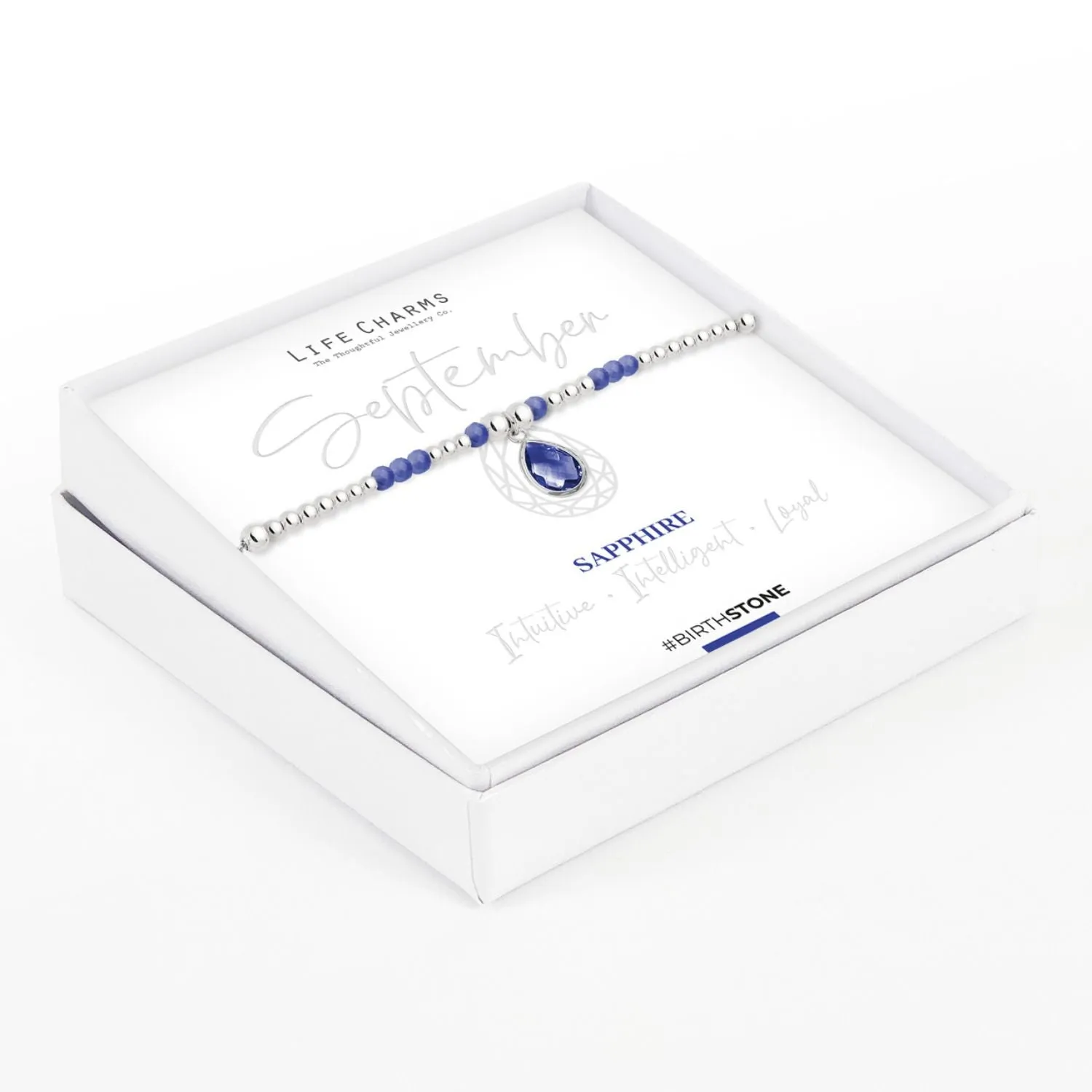 Life Charms September Birthstone Bracelet