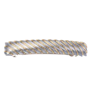 Light Blue Baguette Hair Barrette