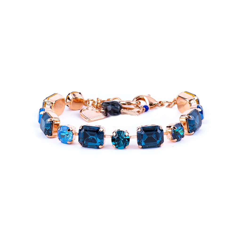 Medium Emerald Cut and Round Bracelet in "Sleepytime" *Preorder*