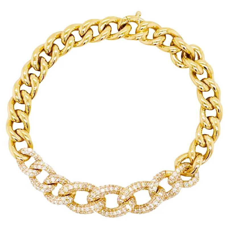 Miami Cuban Diamond Link Bracelet