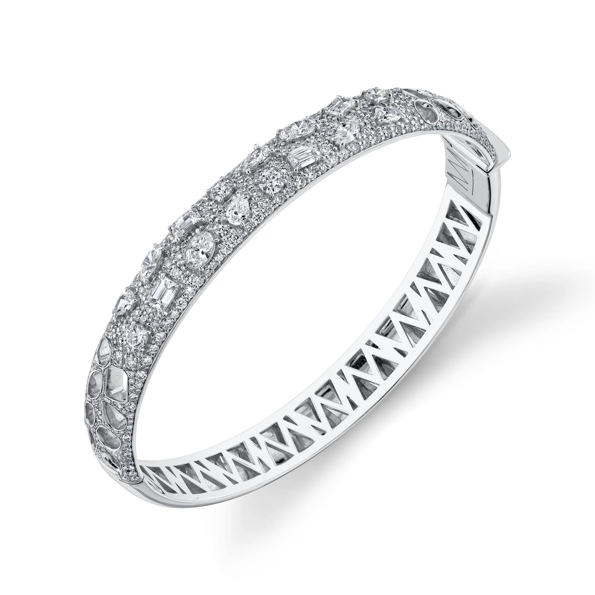 Montage Luxe Pave Bangle Bracelet