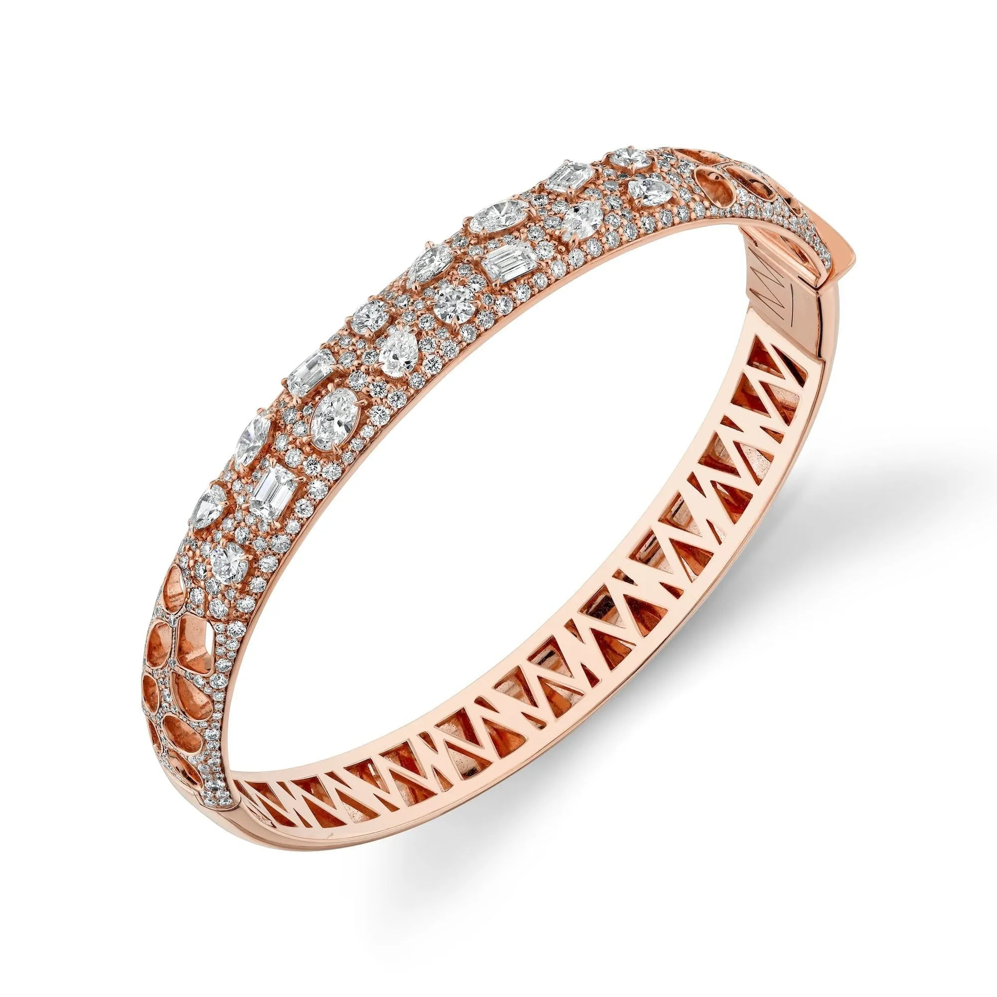 Montage Luxe Pave Bangle Bracelet