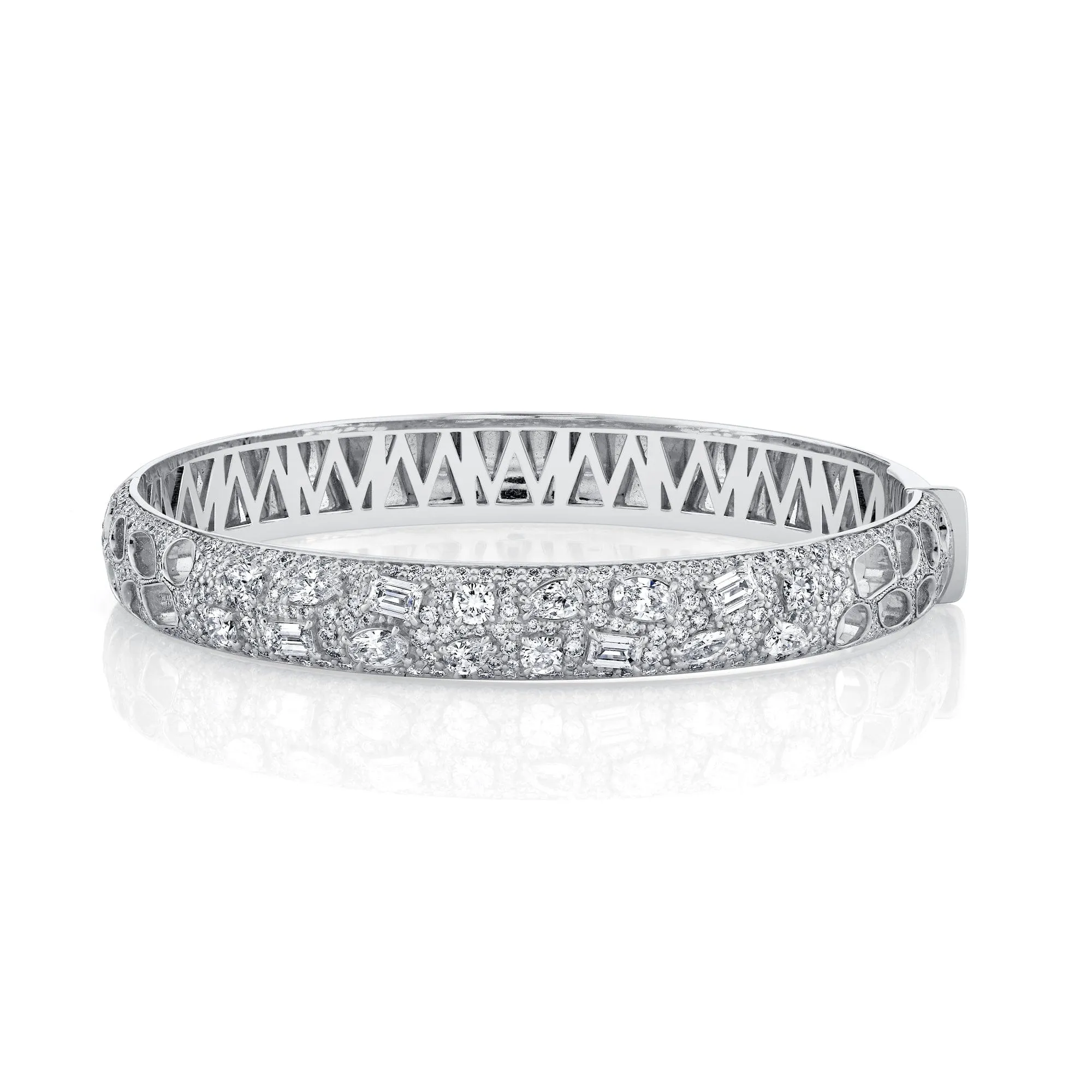 Montage Luxe Pave Bangle Bracelet