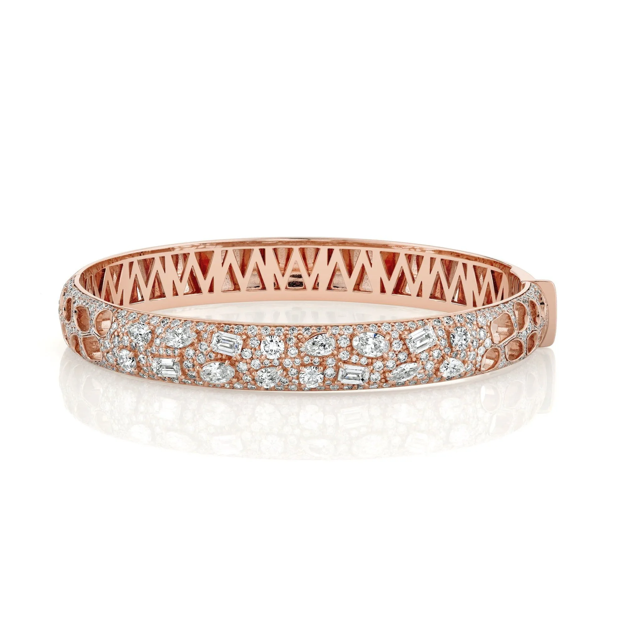 Montage Luxe Pave Bangle Bracelet