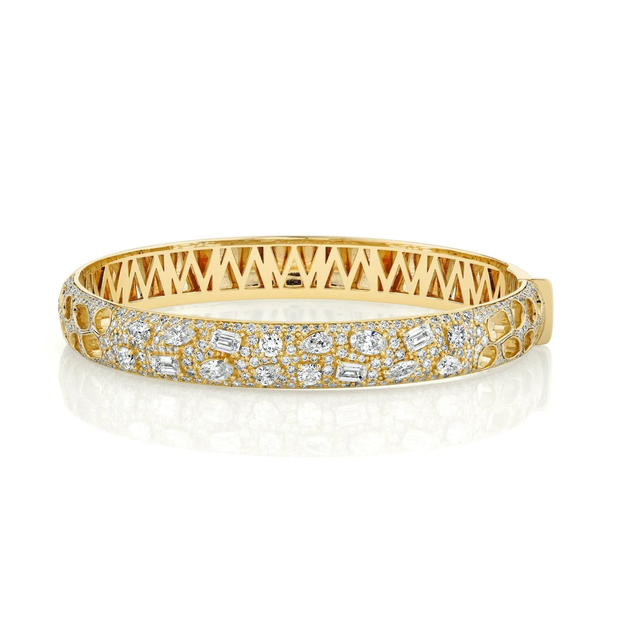 Montage Luxe Pave Bangle Bracelet