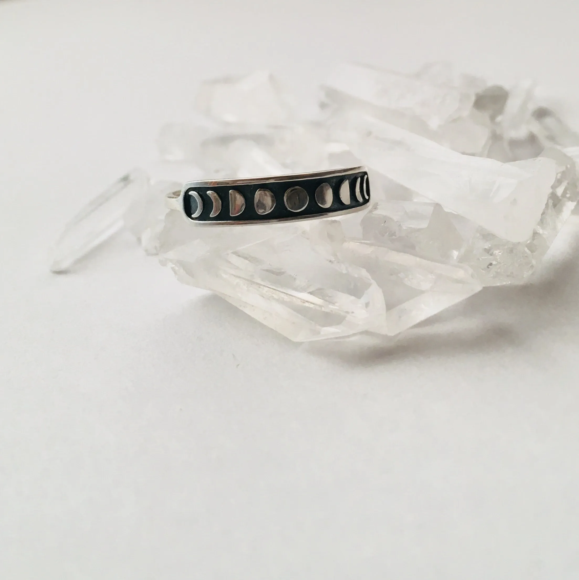 Moon Phase Ring | Sterling Silver Ring