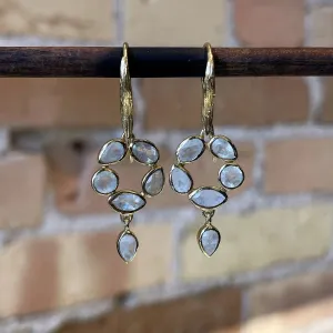 “Morning” Moonstone Dangles
