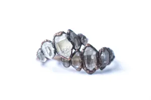 Multi Stone Ring | Raw crystal ring