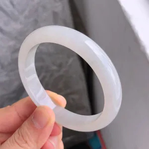 Natural Jade Bangle Jadeite Bangle Internal Diameter 56.5mm NBE066