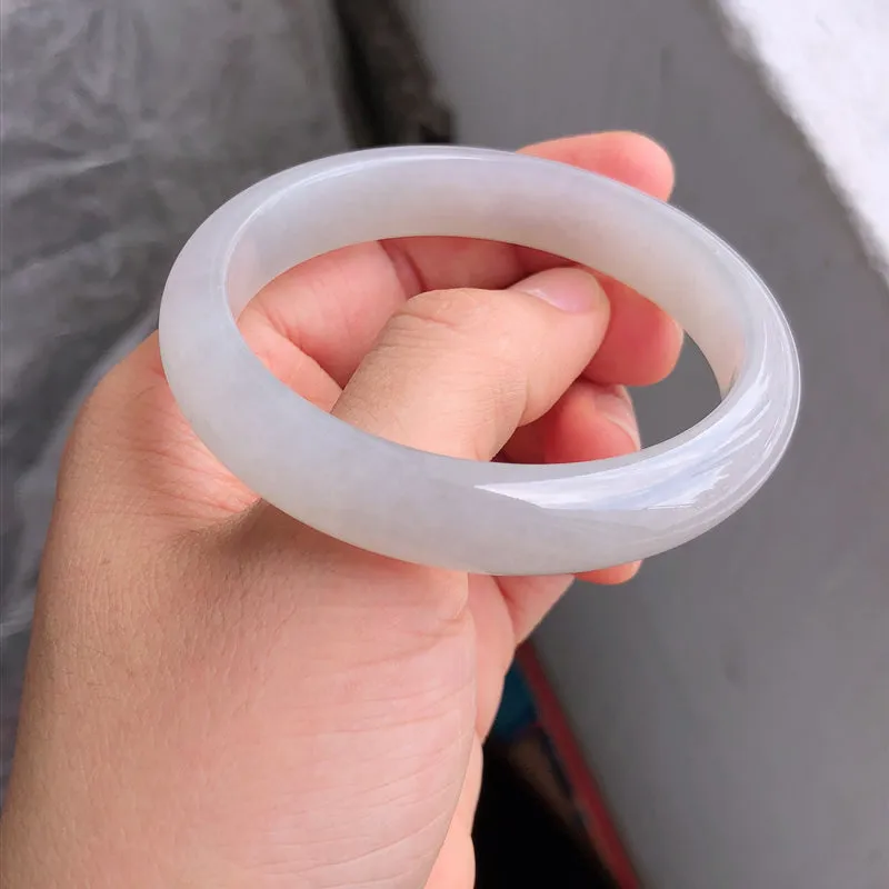 Natural Jade Bangle Jadeite Bangle Internal Diameter 56.5mm NBE066