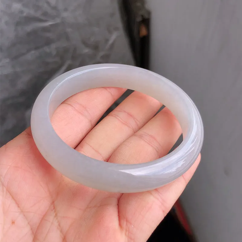 Natural Jade Bangle Jadeite Bangle Internal Diameter 56.5mm NBE066