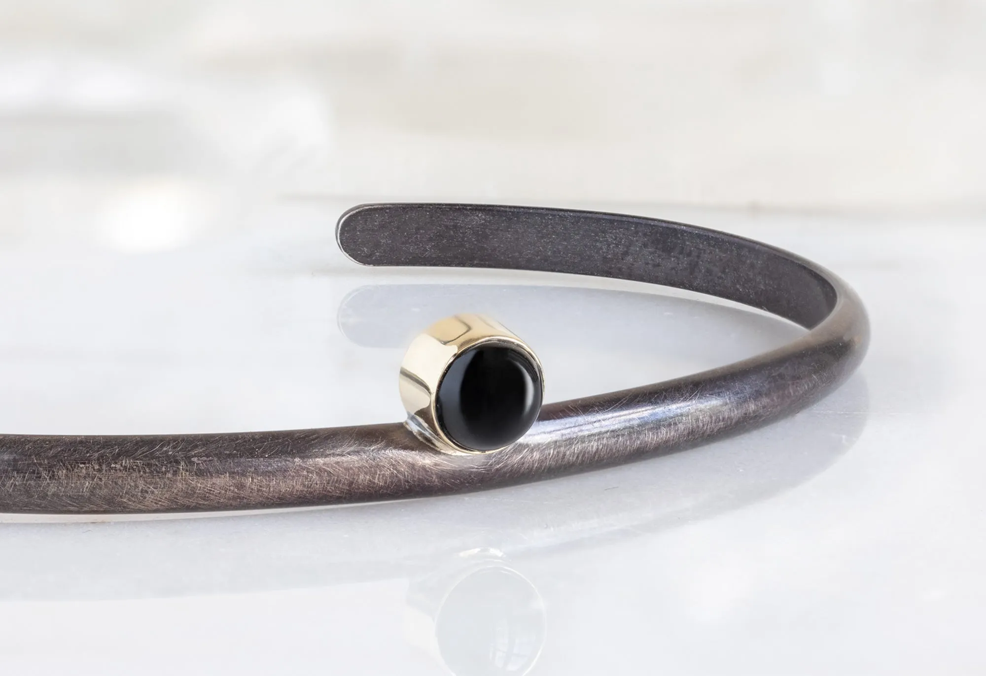 Onyx Cuff Bracelet