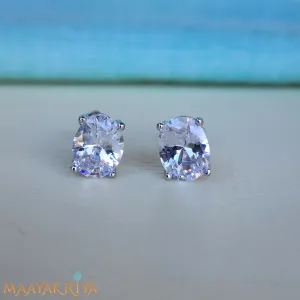 Opal Silver Earrings