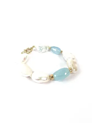 Pearl Aqua Bracelet
