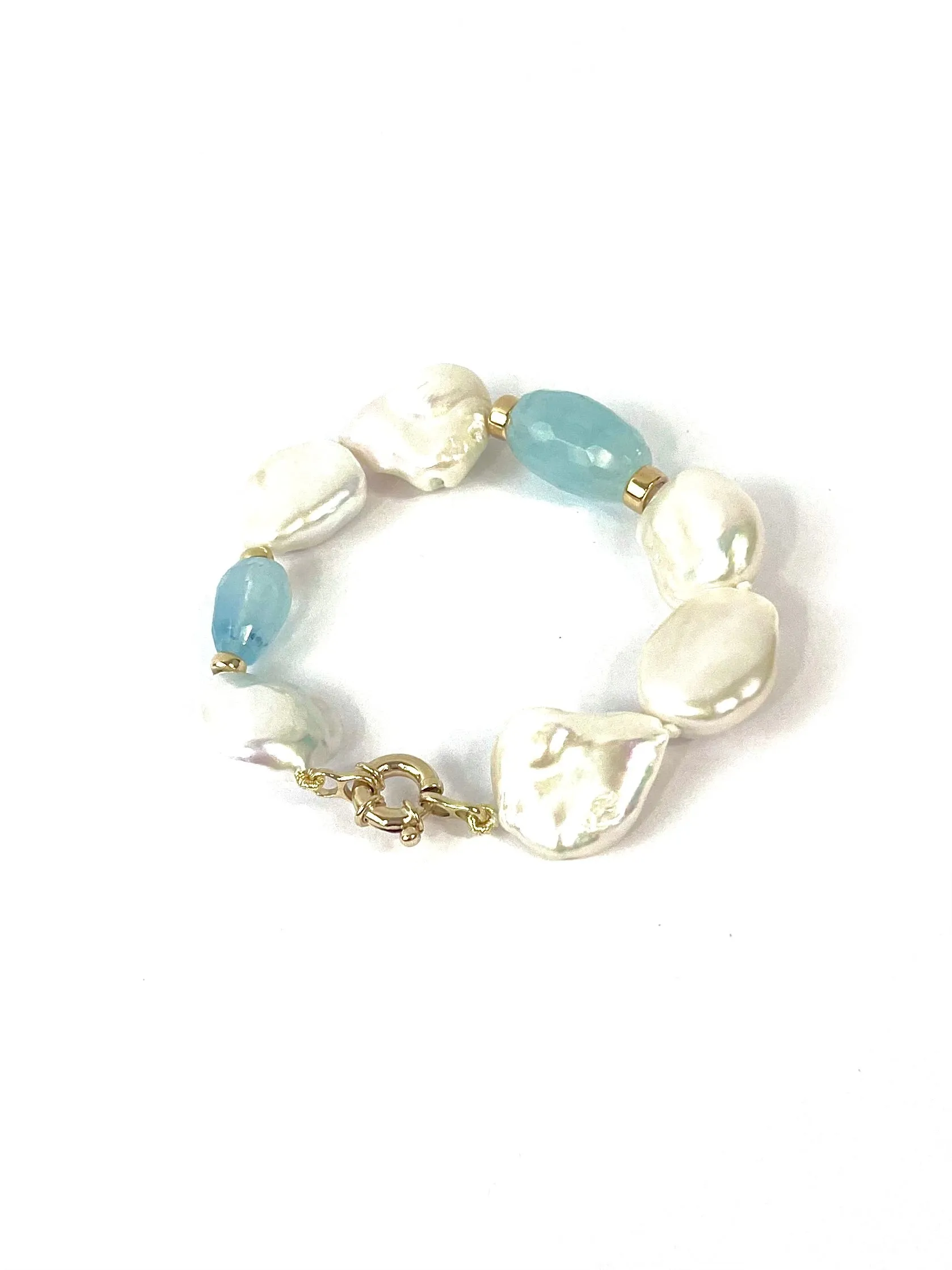 Pearl Aqua Bracelet