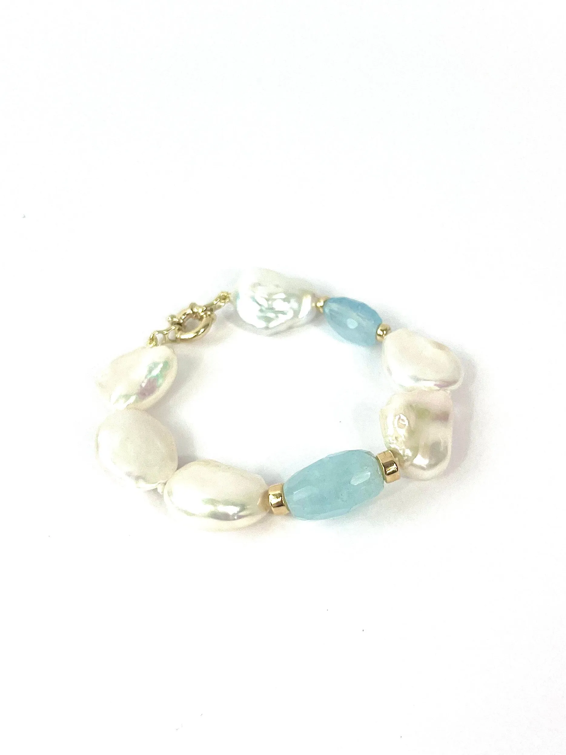 Pearl Aqua Bracelet
