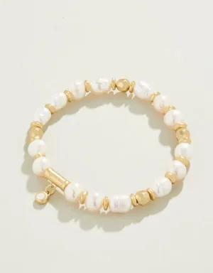Pearl Stretch Bracelet 8mm Pearl