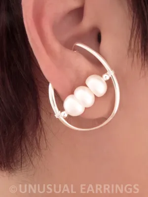 Perris - Sterling Silver big pearl