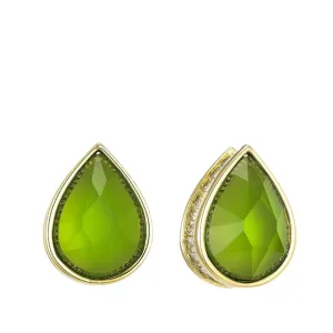 Pre Order:  Micro Inlaid Water Droplet Zircon Earrings