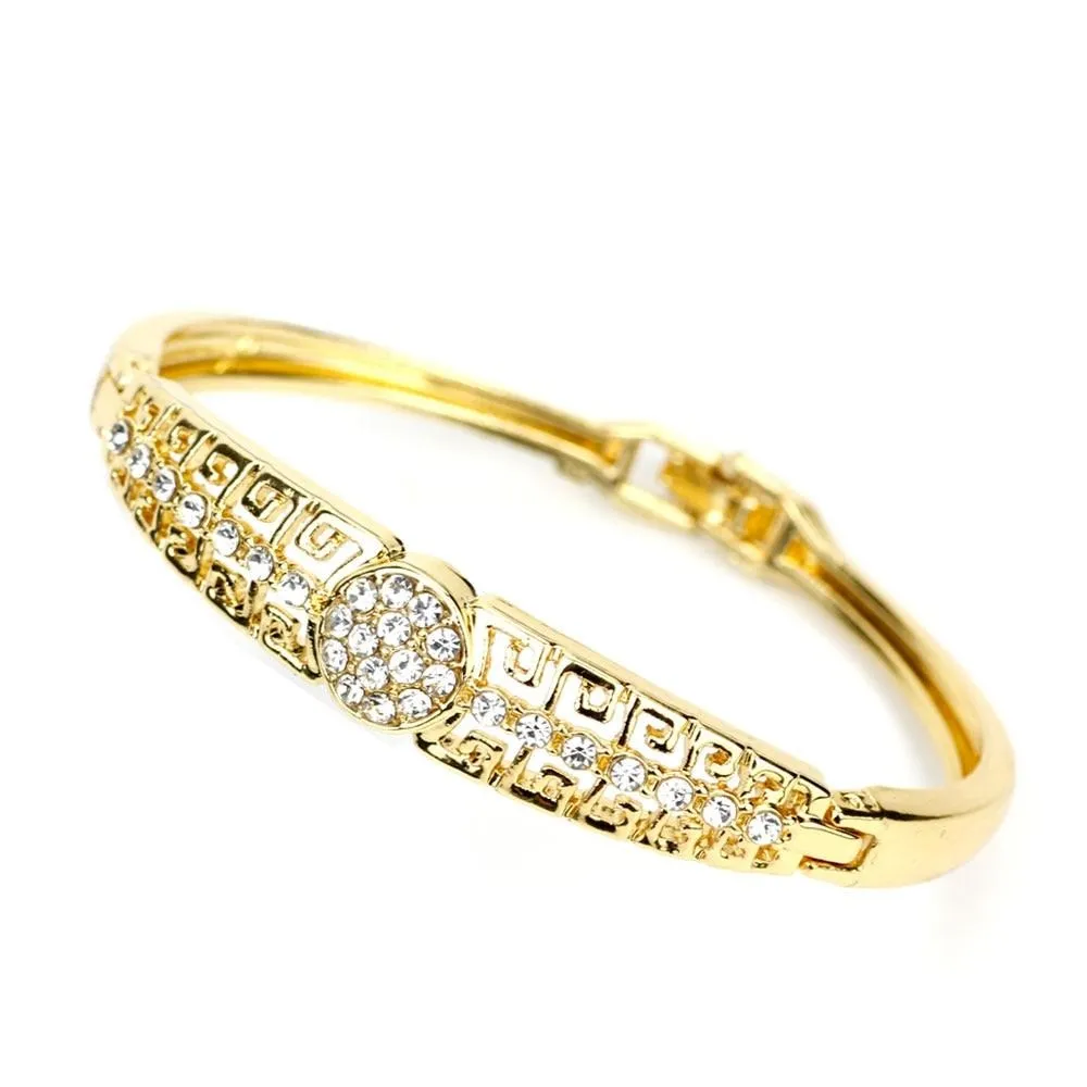 Rhinestone Cuff Arabic Wedding Party Bracelet