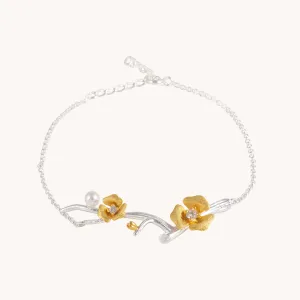 Rosebud Silver Bracelet W.