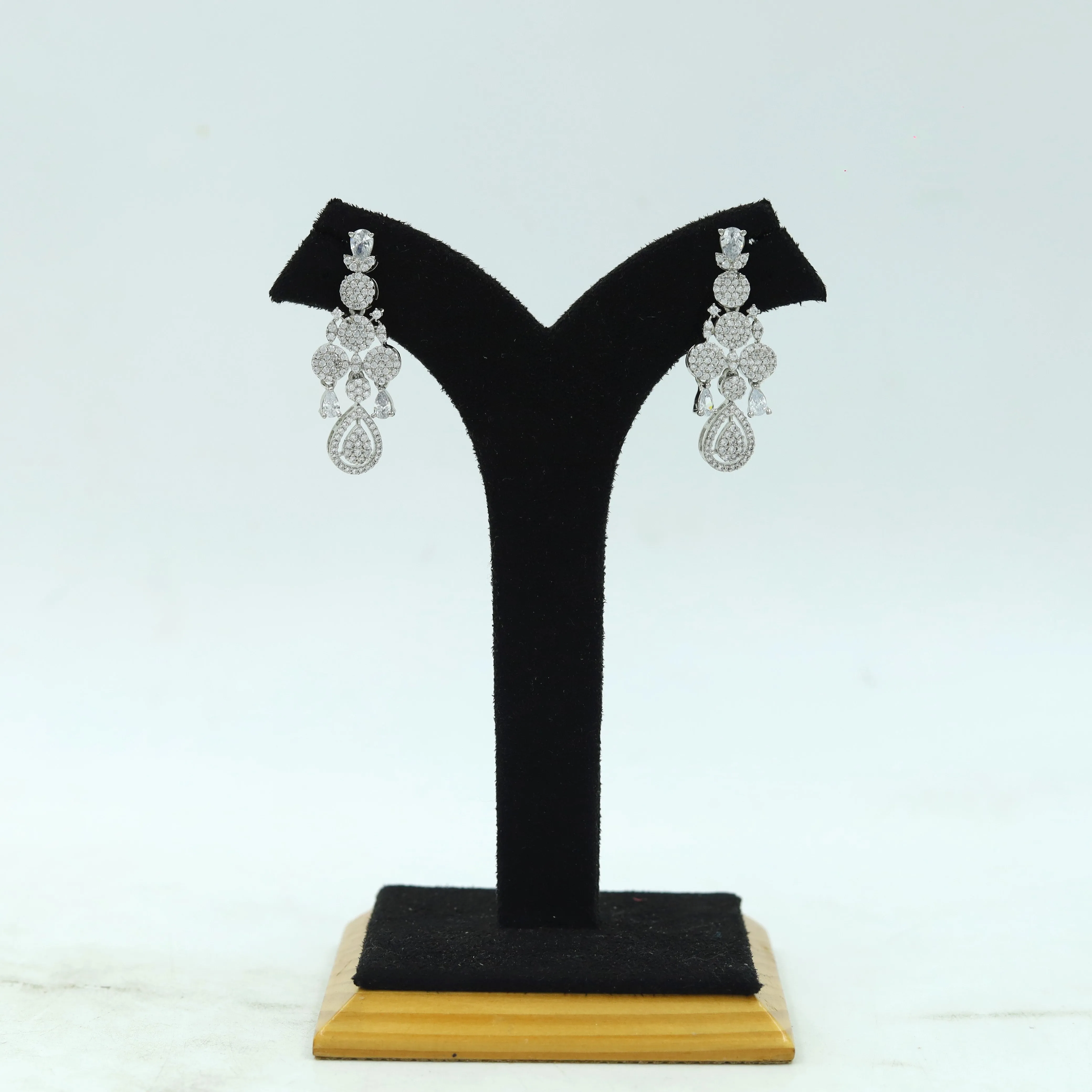 Round Neck Zircon/AD Necklace Set 6205-08