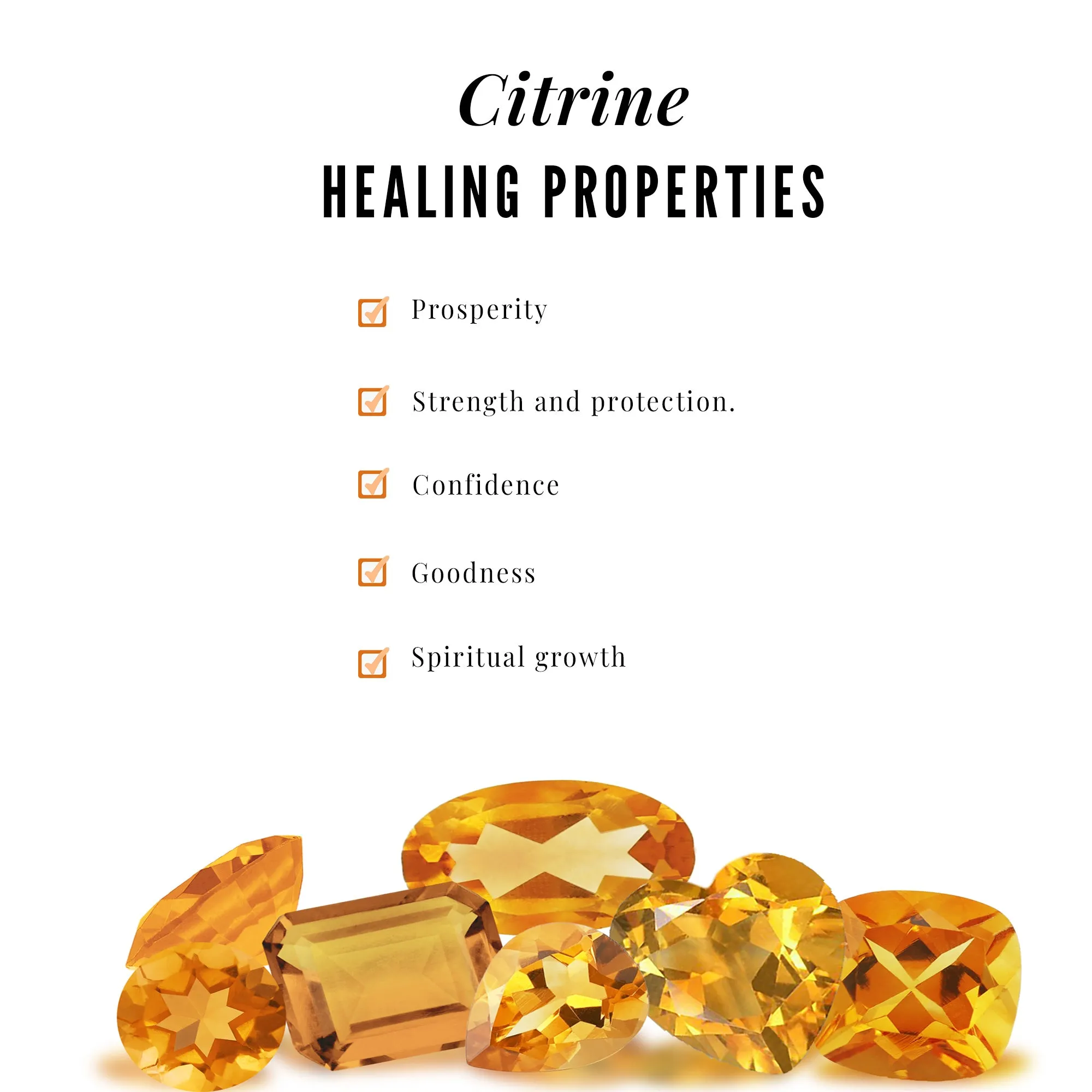 Round Shape Citrine Flower Ring with Diamond Halo