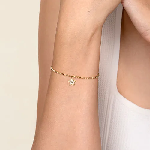 Sapphire Star Charm Bracelet