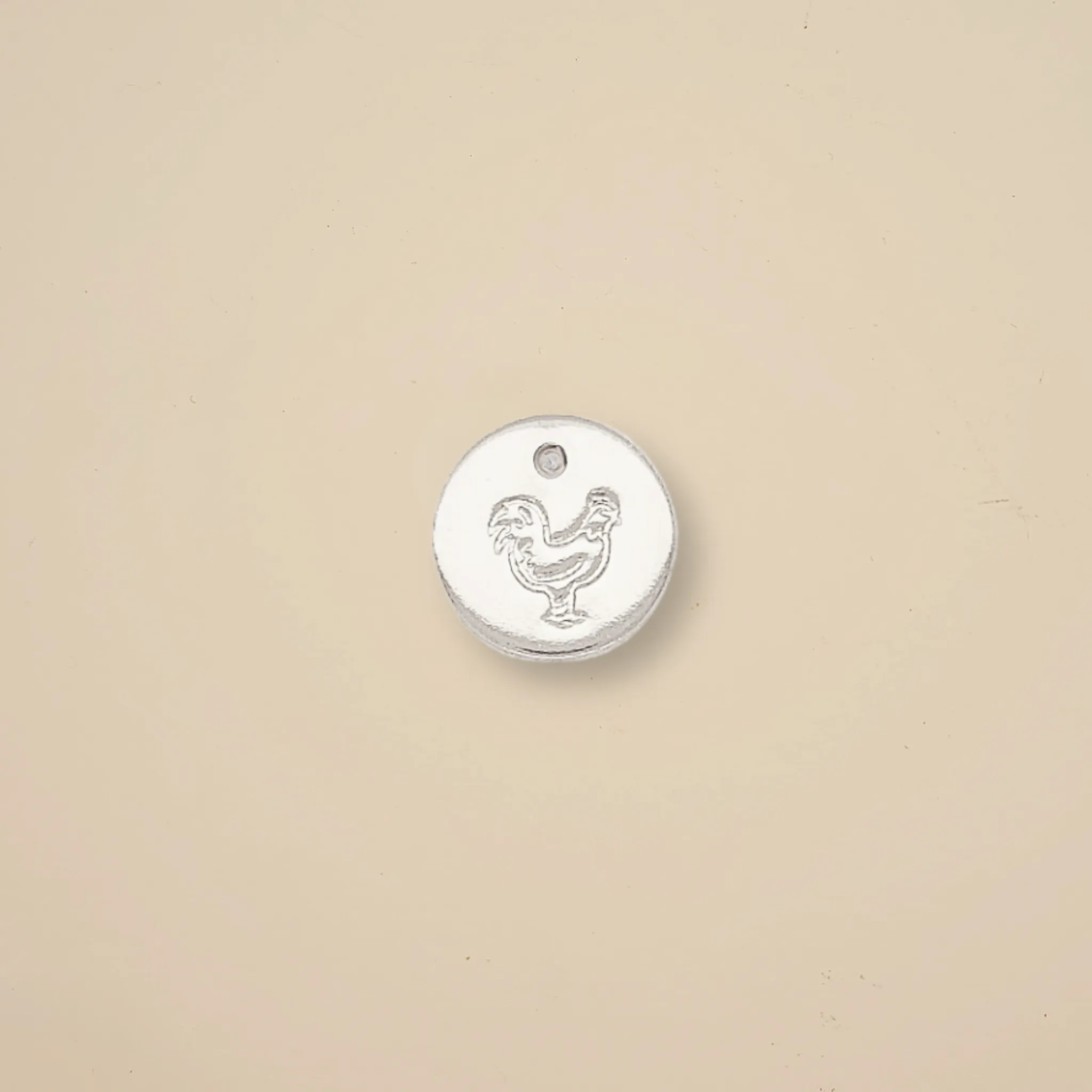 Silver Symbol Tag Charm