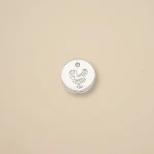 Silver Symbol Tag Charm