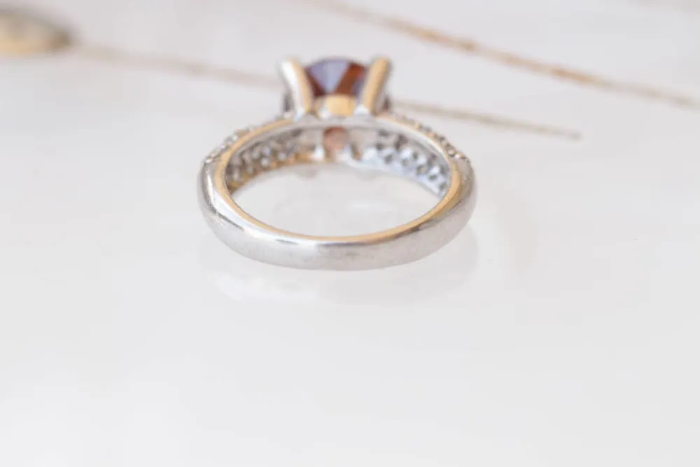 SMOKY TOPAZ RING