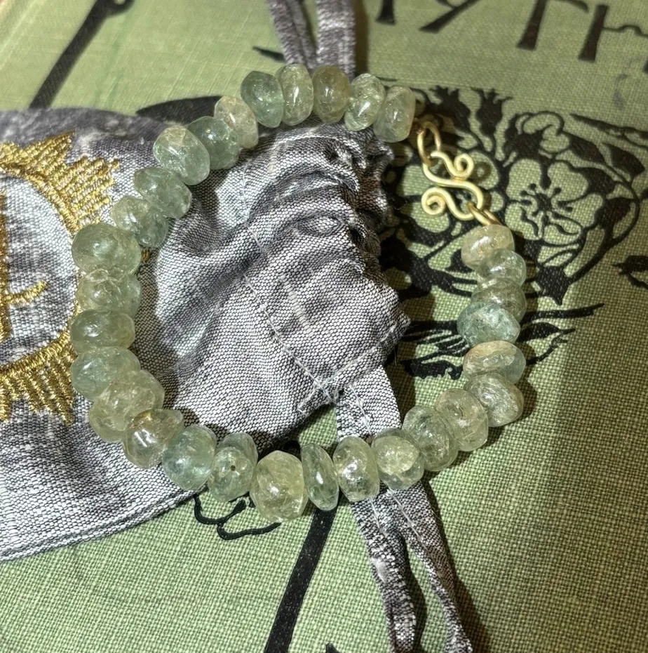Sophie Theakston Aqua Bead Bracelet
