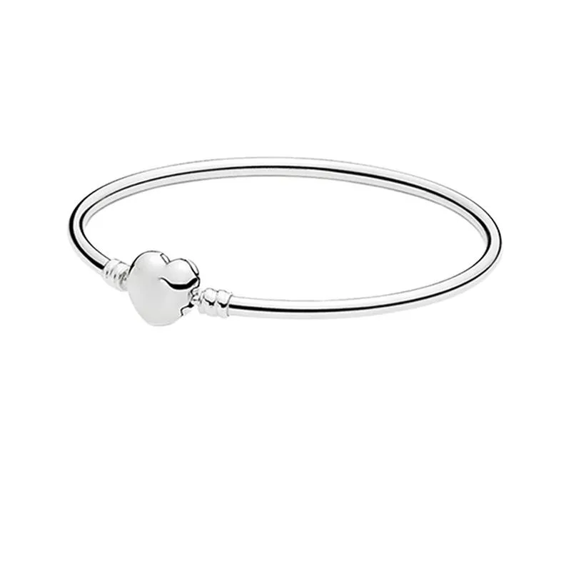 Sterling Silver Snake Chain With Bead Charm Bracelet
